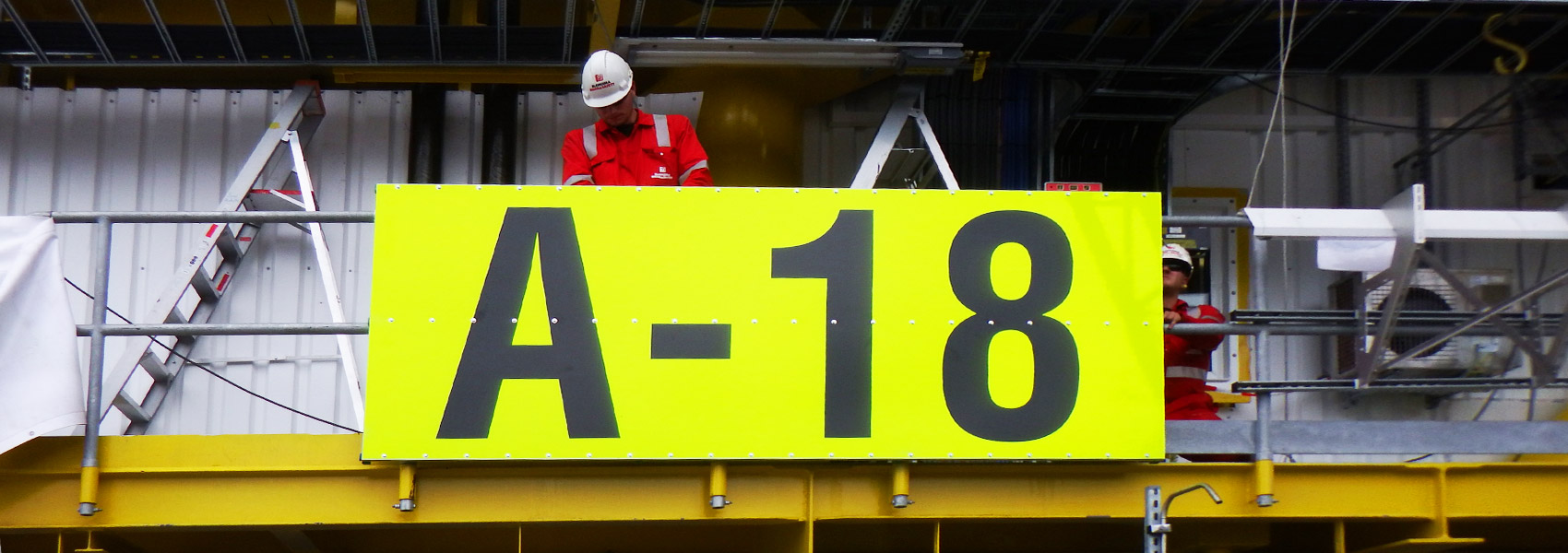 Sicherheitskennzeichnung für die Förderplattform A18 von Petrogas E&P abgeschlossen