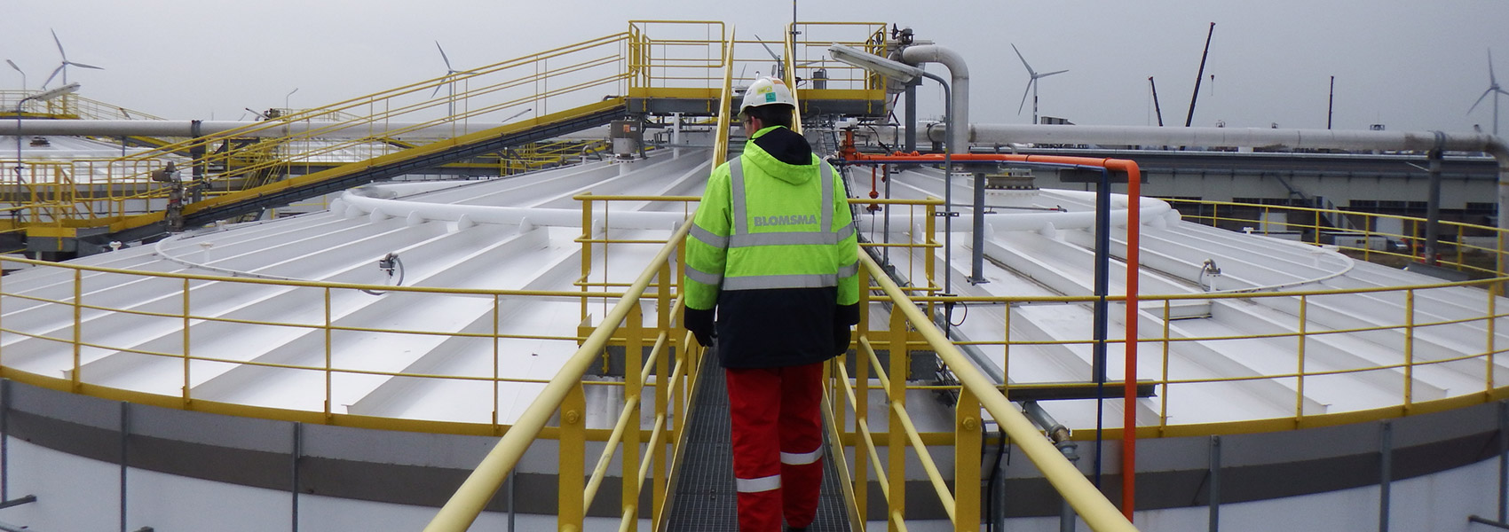 Rubis Tankterminal implementiert Blomsma Tankkennzeichnungen