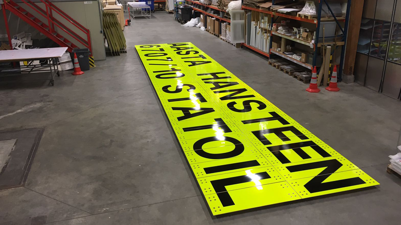 Aasta Hansteen Platform Identification panels by Blomsma Signs & Safety