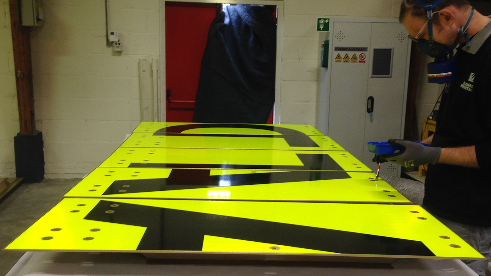 Aasta Hansteen Platform Identification panels by Blomsma Signs & Safety