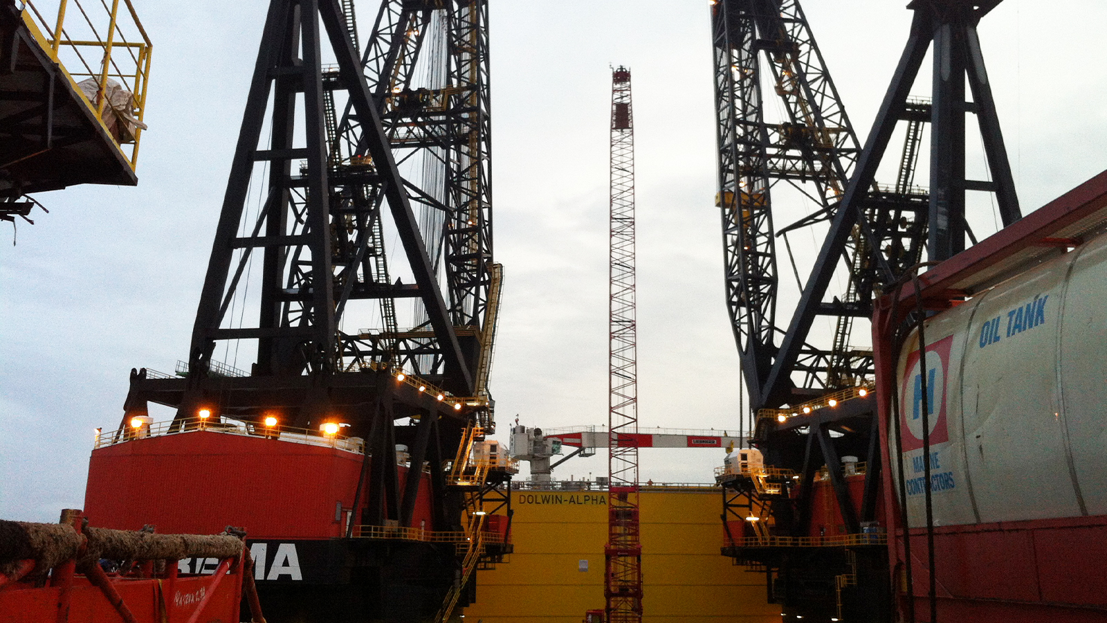 Platform identification for platform DolWin Alpha