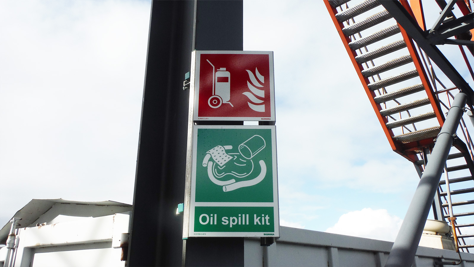 Odfjell Terminals Rotterdam Safety signage by Blomsma Signs & Safety