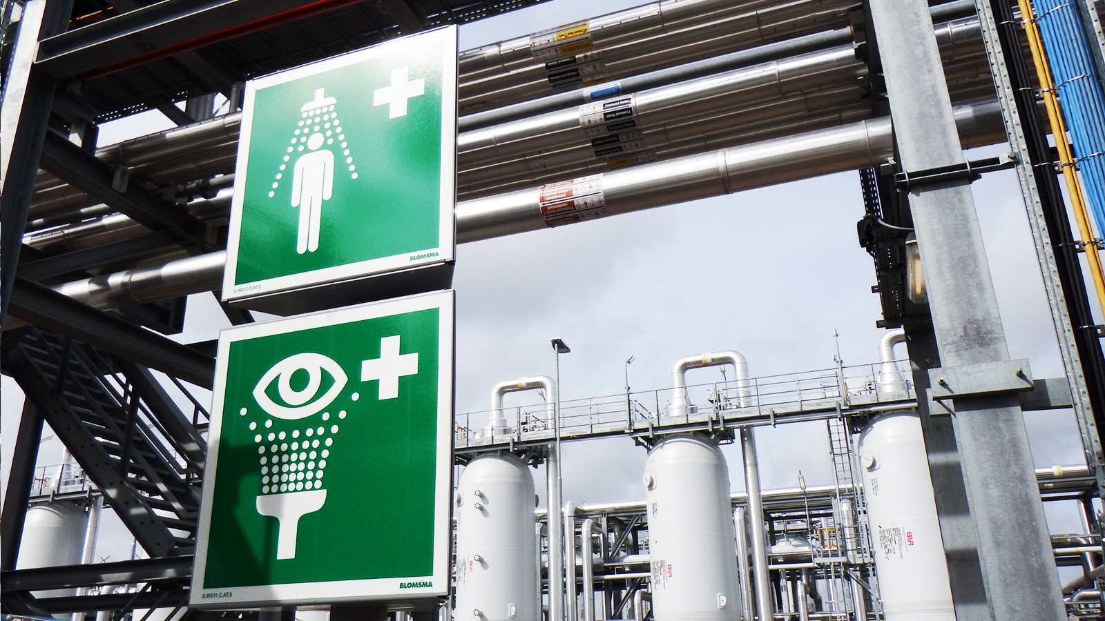 TAQA Safety Signage by Blomsma Signs & Safety
