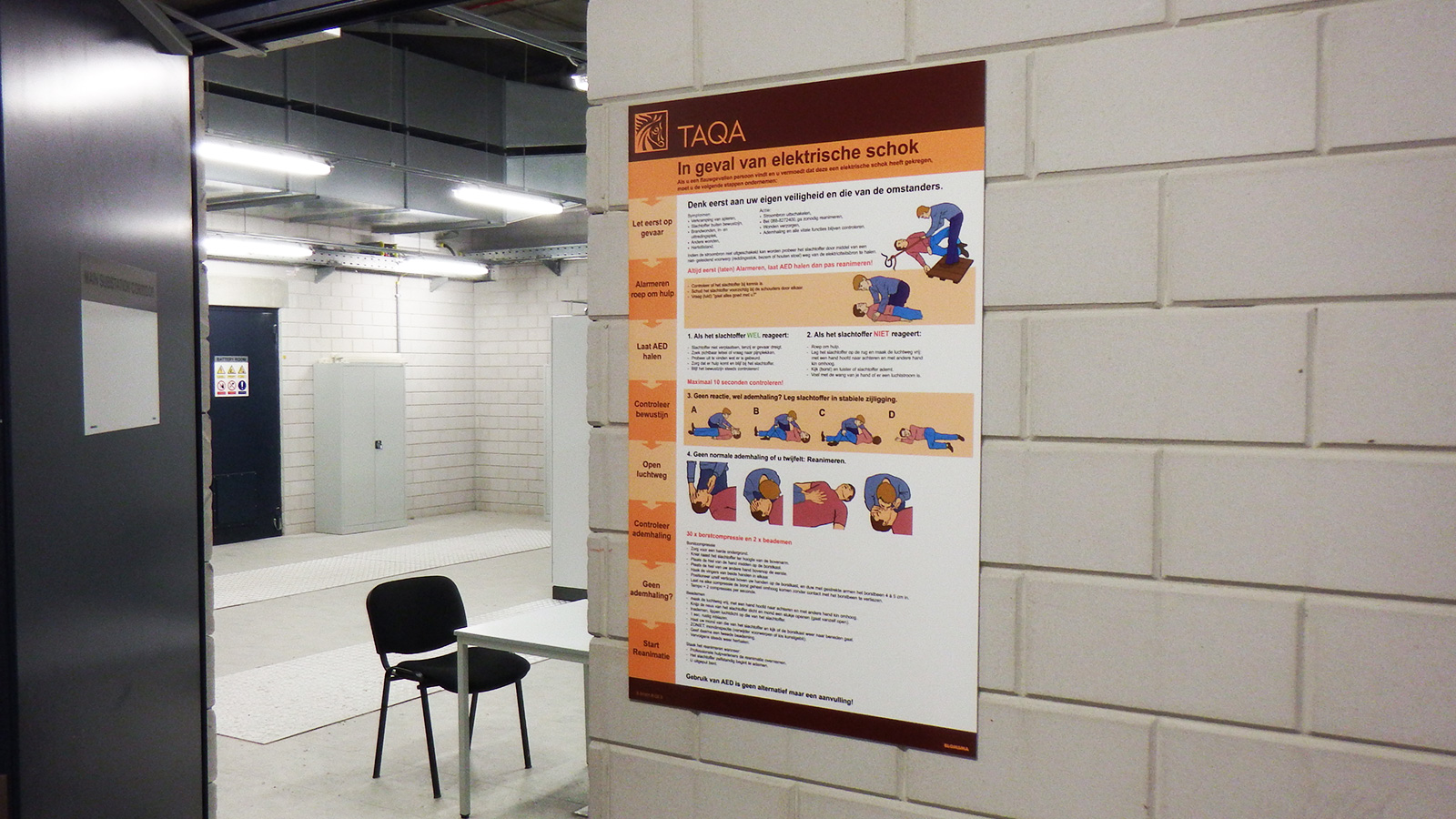 TAQA Safety Signage system by Blomsma Signs & Safety