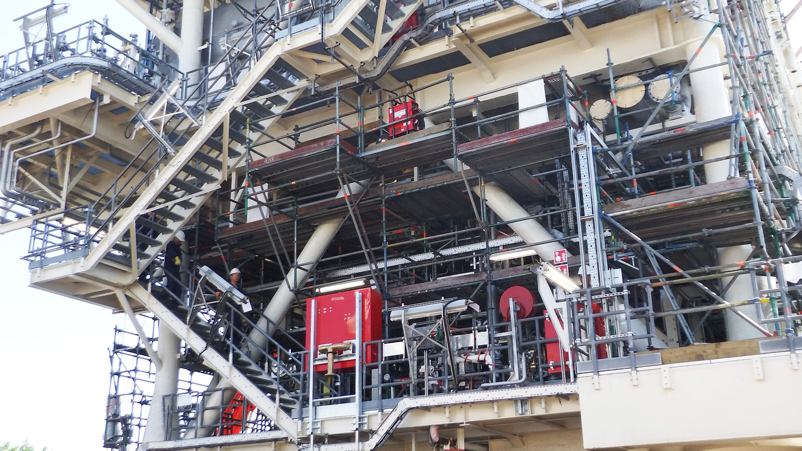 Platform Identification Signs and Safety signage on Clyde platform of Talisman-Sinopec by Blomsma Signs & Safety