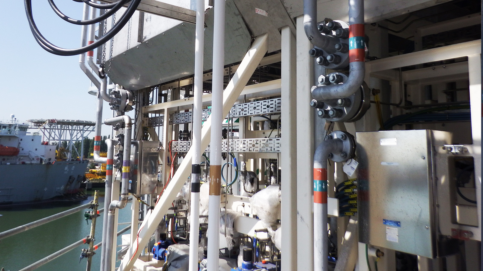 Platform Identification Signs and Safety signage on Clyde platform of Talisman-Sinopec by Blomsma Signs & Safety