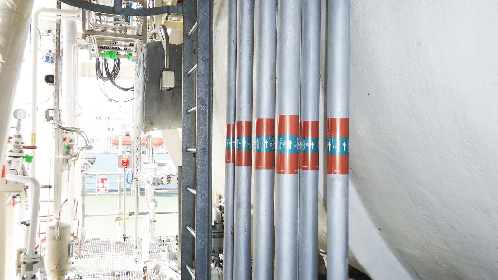Platform Identification Signs and Safety signage on Clyde platform of Talisman-Sinopec by Blomsma Signs & Safety
