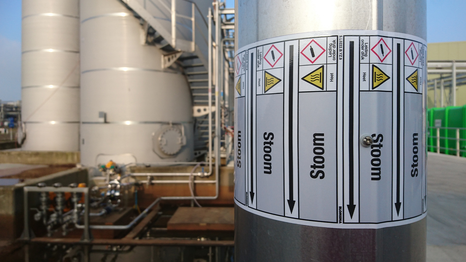 Pipe marking Cerexagri by Blomsma Signs & Safety