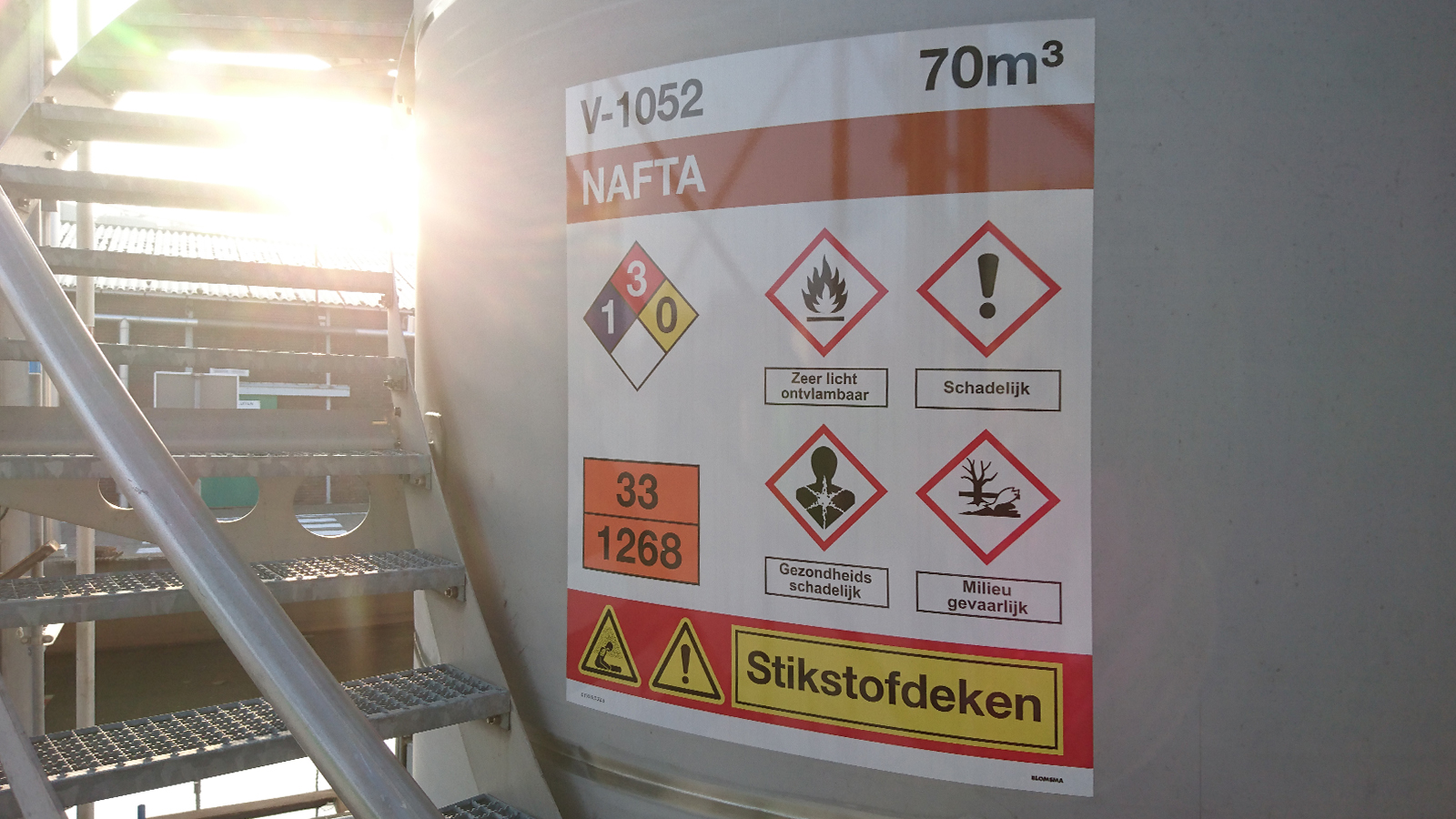 Tank marking Cerexagri by Blomsma Signs & Safety