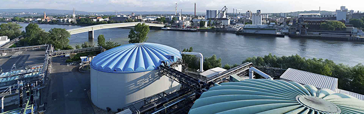 InfraServ Wiesbaden pipe marking by Blomsma Signs & Safety