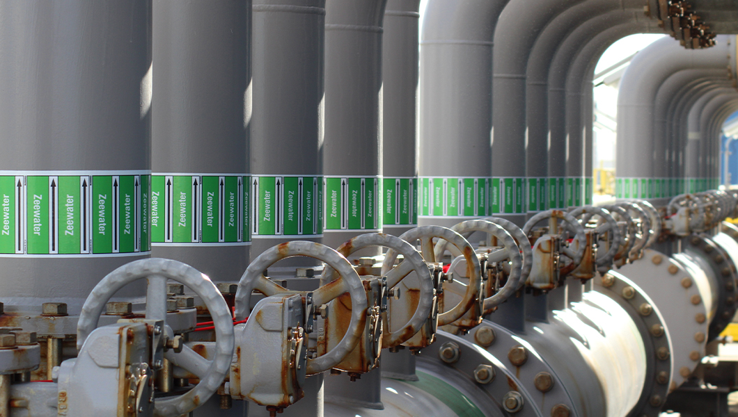 Seawater Pipe Marking
