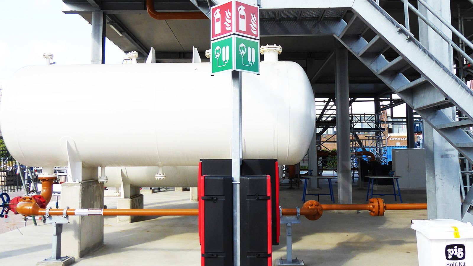 Safety signage for RDM training plant by Blomsma Signs & Safety