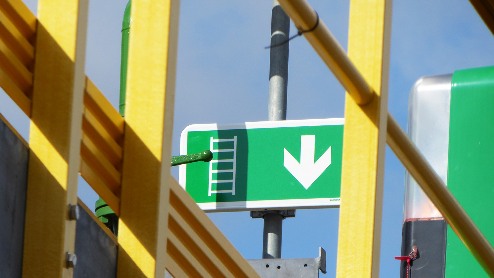 Safety signage for RDM training plant by Blomsma Signs & Safety