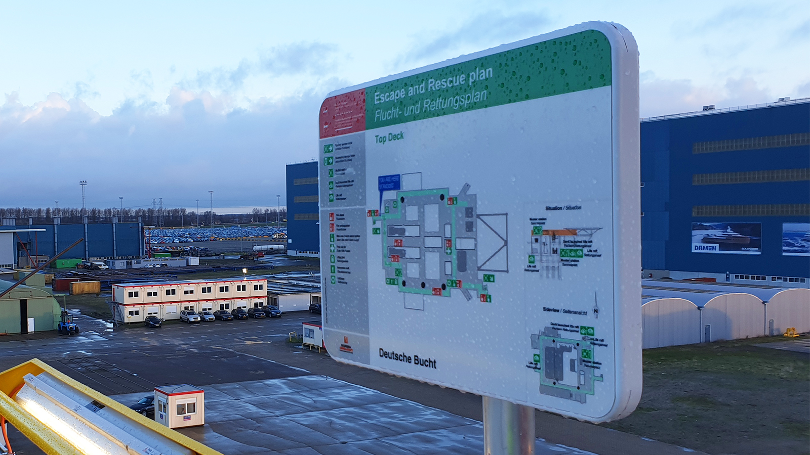 Safety plans Deutsche Bucht by Blomsma Signs & Safety