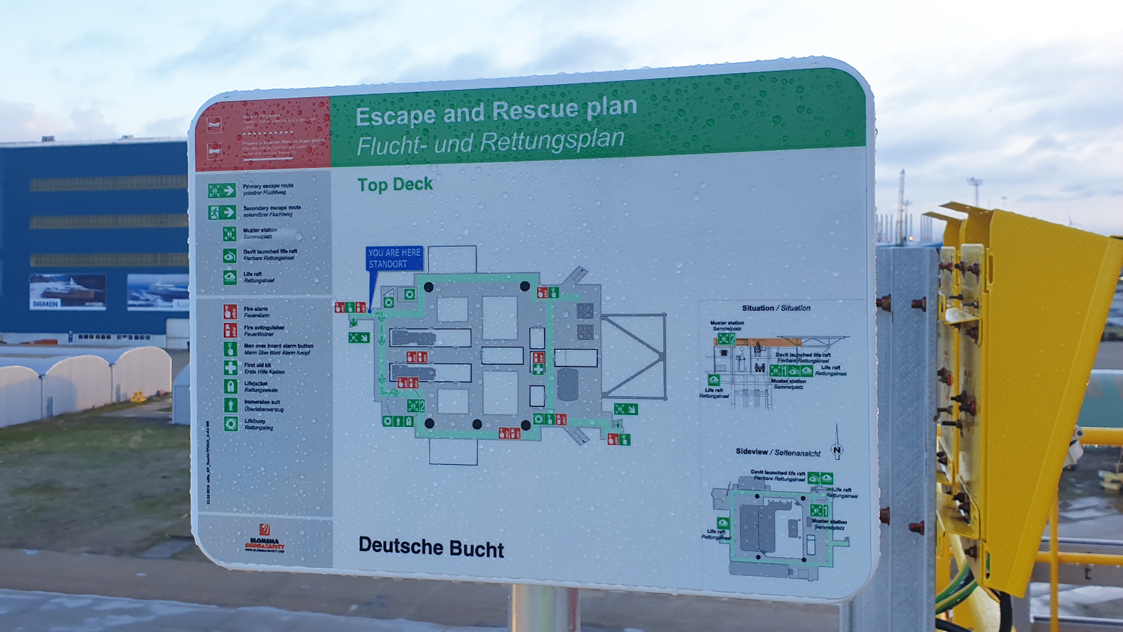 Safety plans Deutsche Bucht by Blomsma Signs & Safety