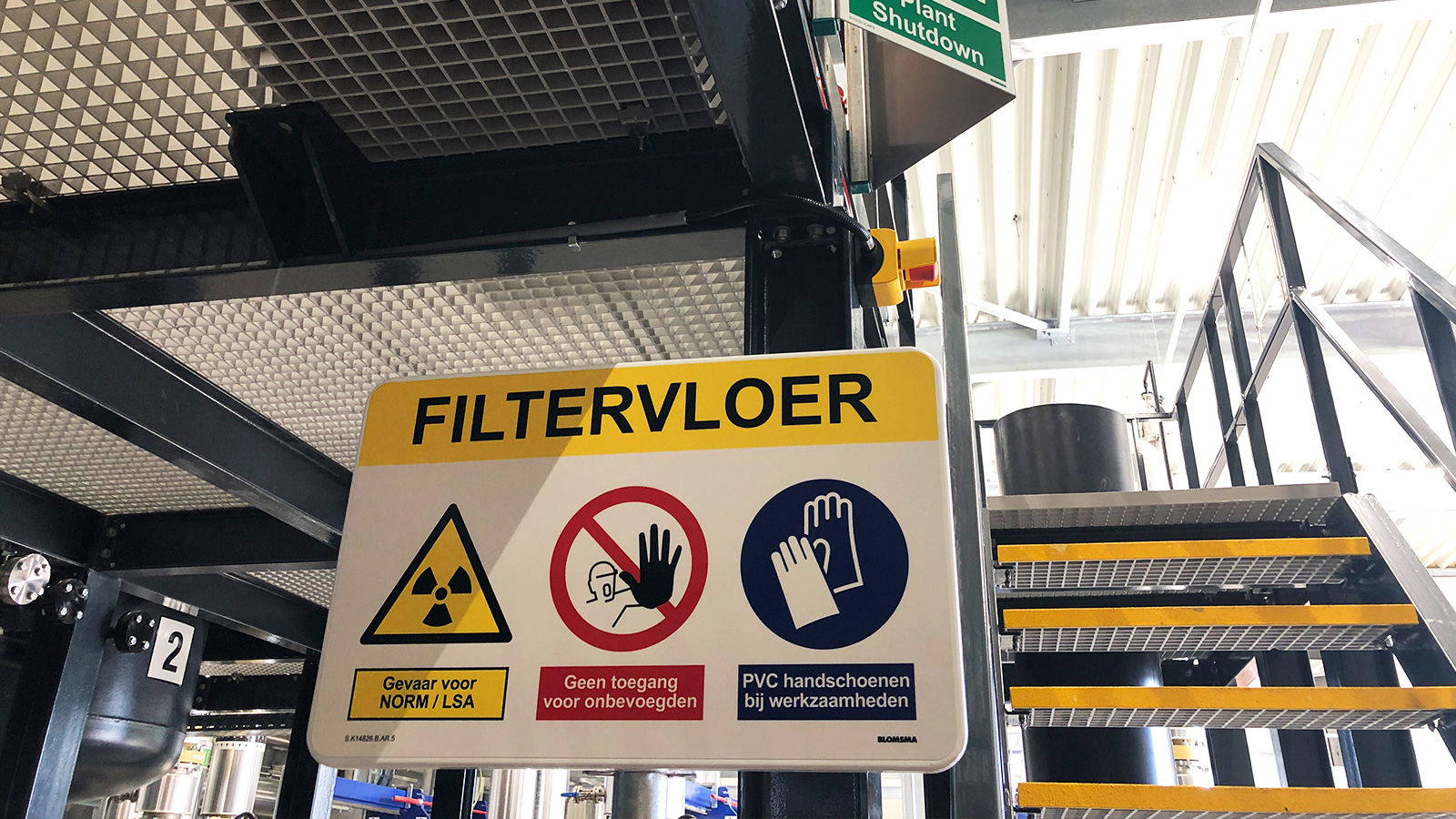 Composite signage TRIAS Westland Geothermal site by Blomsma Signs & Safety