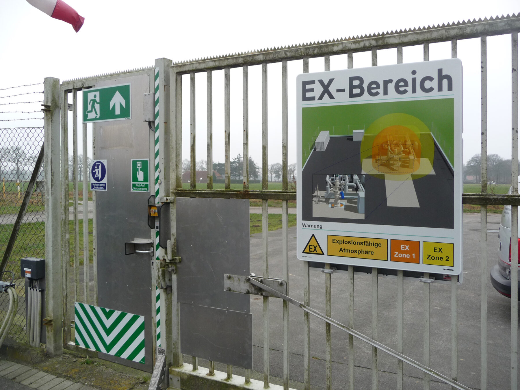 ATEX zone borden en signalering