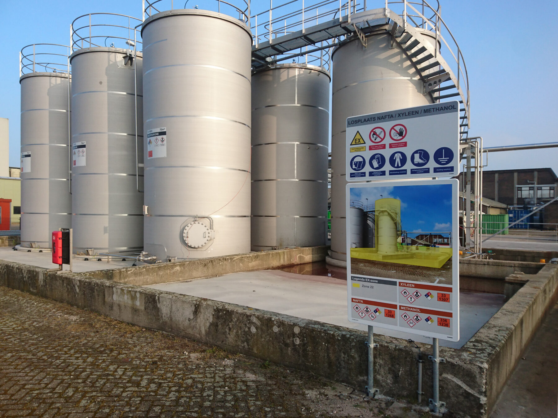 EX zone signalering en markering industrie