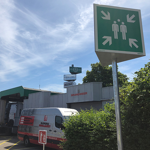 Avandis Zoetermeer veiligheidssignalering door Blomsma Signs & Safety