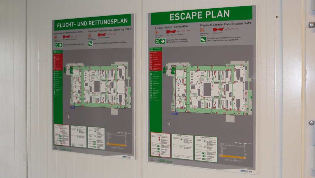Evacuation plans by Blomsma Signs & Safety