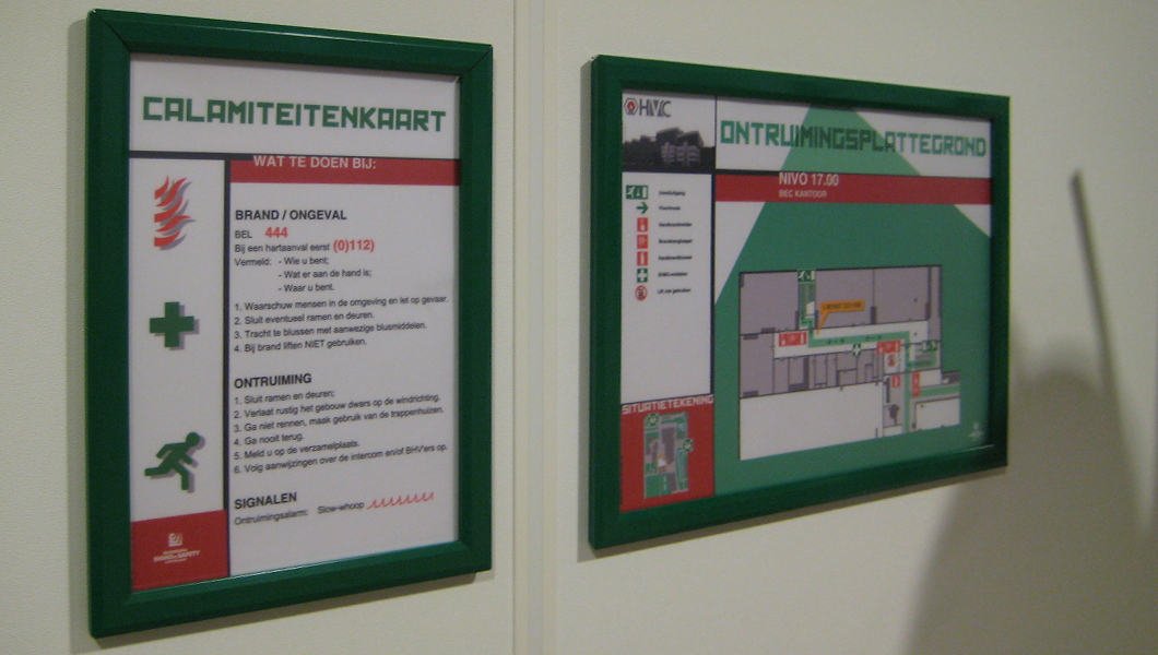 Blomsma Signs & Safety entwirft und liefert Notfallanweisungen