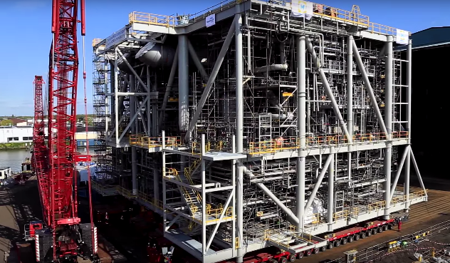 Marathon Oil platform veiligheidssignalering