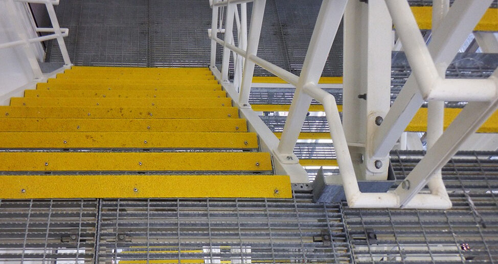 Anti-slip stair noses for more grip