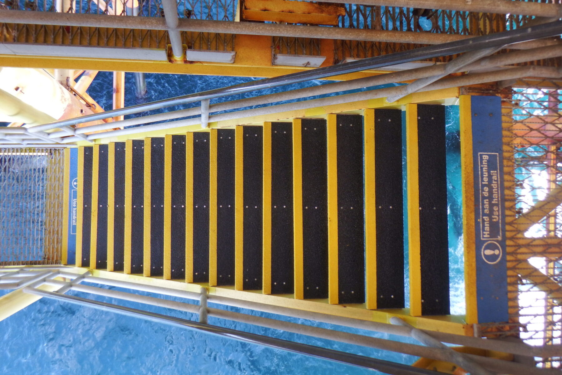 Antislip trap en looppad panelen