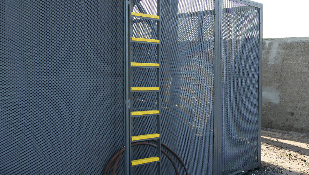 Anti-slip strips in offshore and on ships