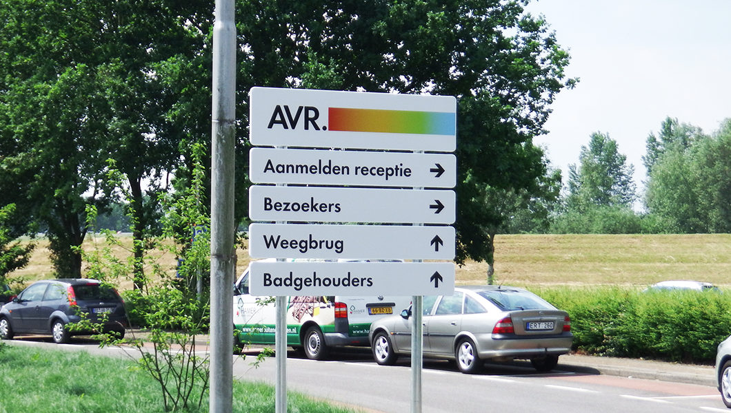 Wayfinding site signage by Blomsma Signs & Safety