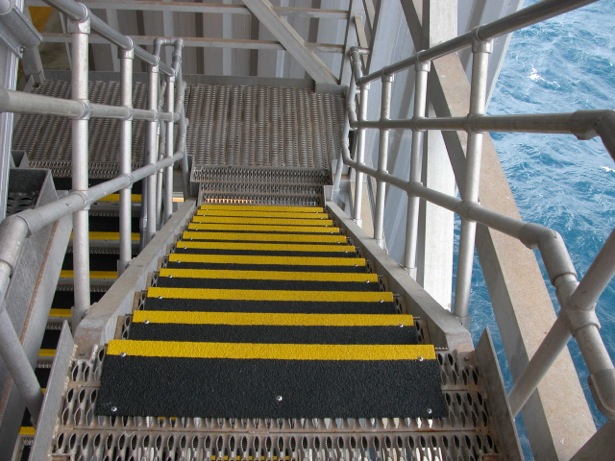 Antislip trap en looppad panelen
