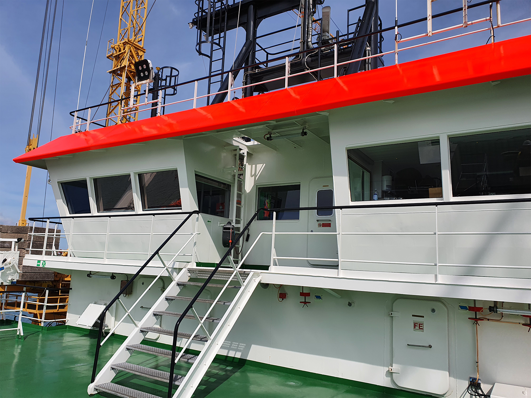Wheelhouse sunroof marking by Blomsma Signs & Safety