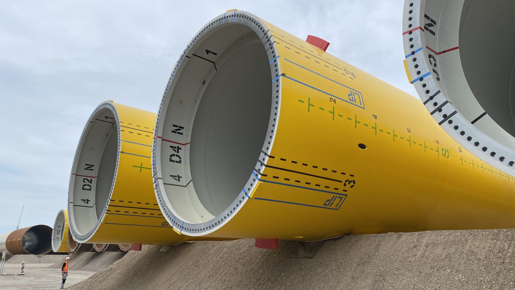 Offshore Wind Turbine signage by Blomsma Signs & Safety
