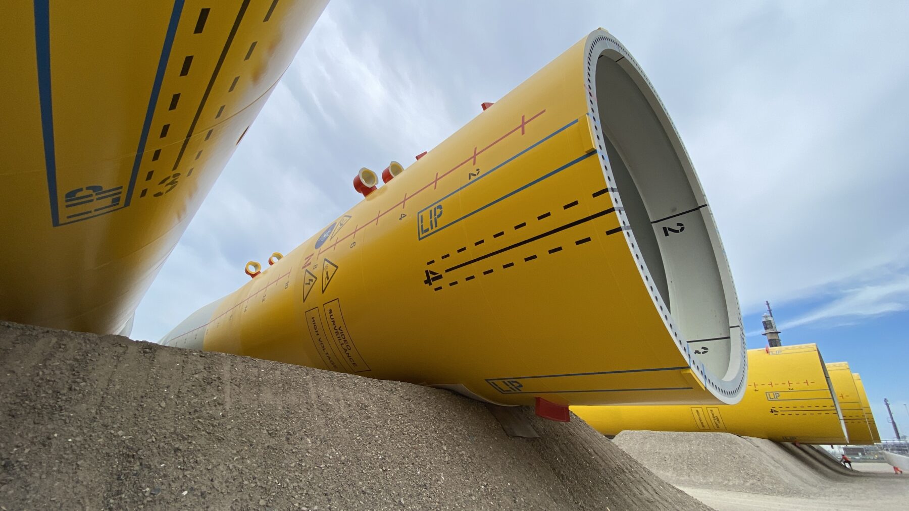 Offshore Wind Turbine signage by Blomsma Signs & Safety