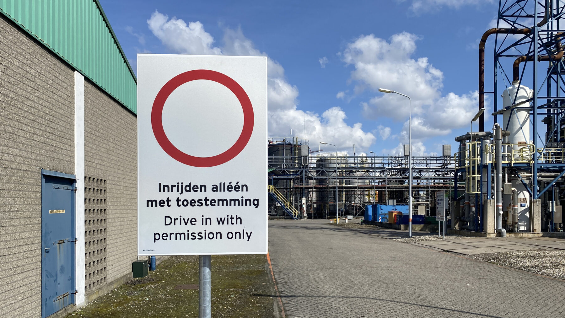 Traffic industrial and business site