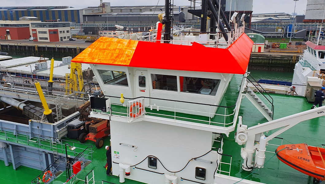 Lenkungsdaches Markierung von Blomsma Signs & Safety GmbH