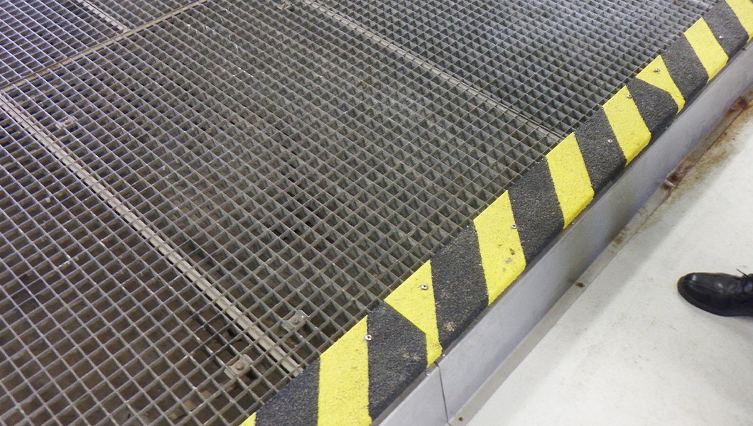 anti slip materiaal voor het markeren van gevaarlijke plekken