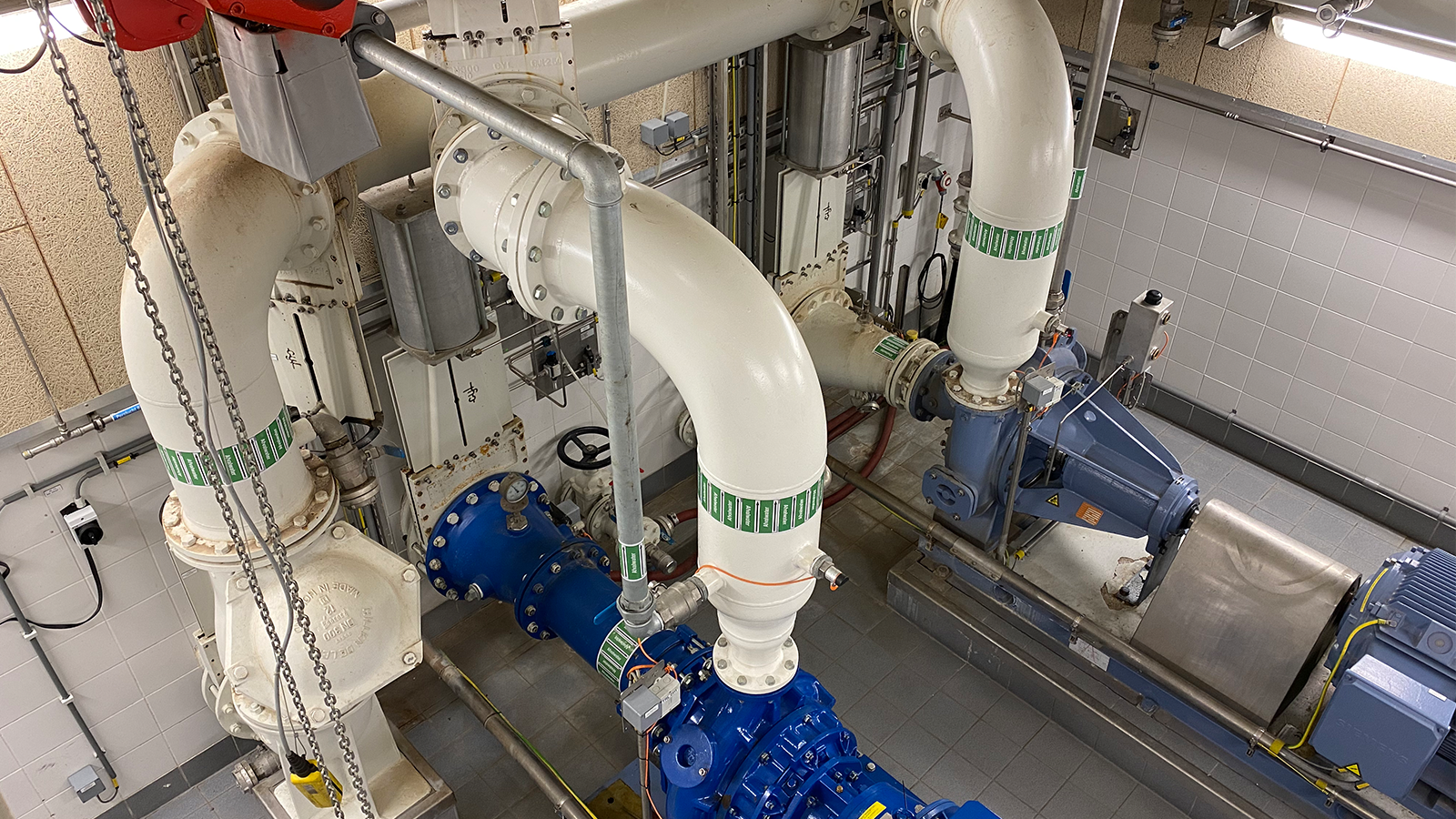 Pipe marking Hoogheemraadschap van Delfland