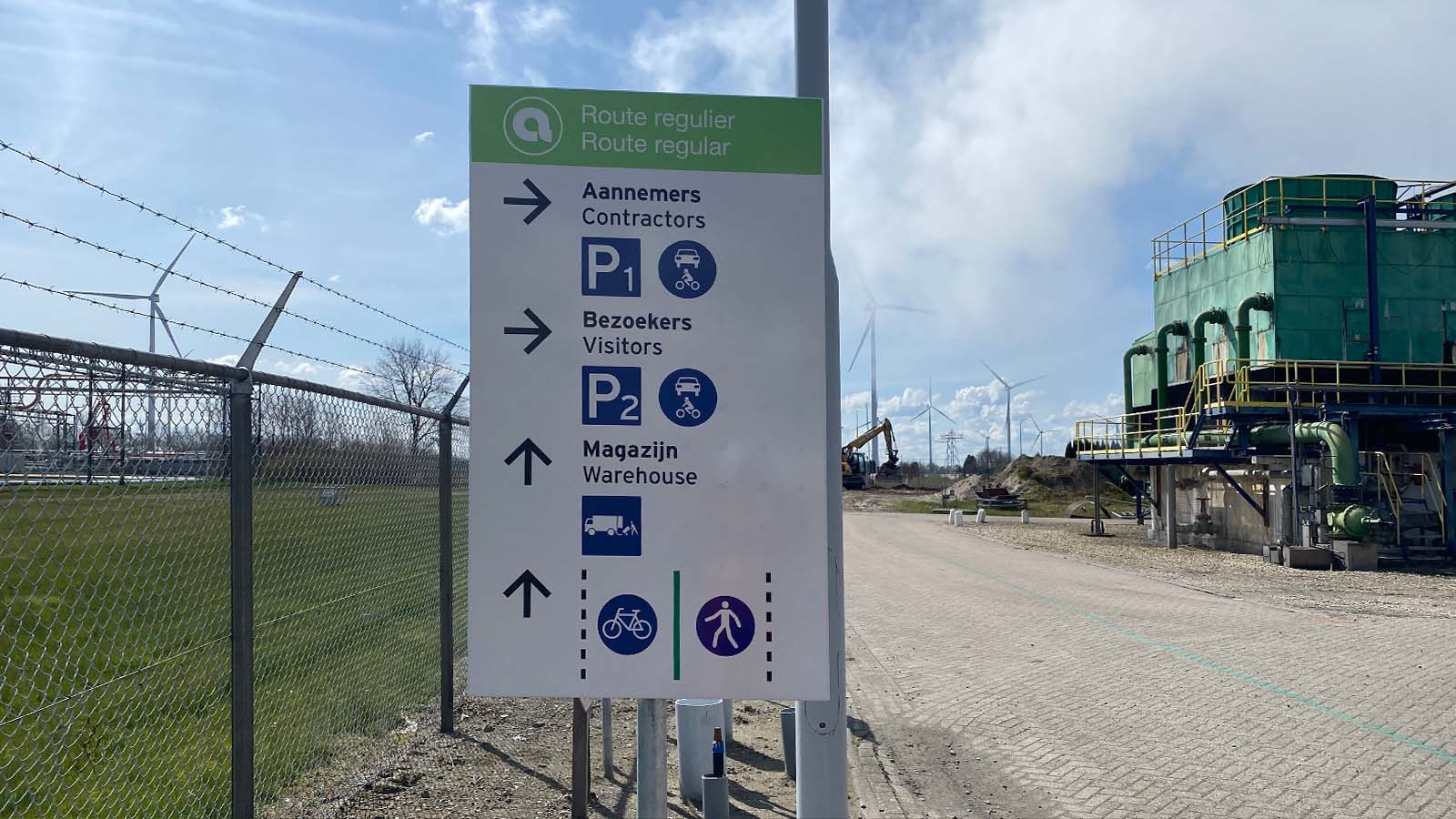 Safety signage, EX zone signs, wayfinding Delamine Delfzijl by Blomsma Signs & Safety
