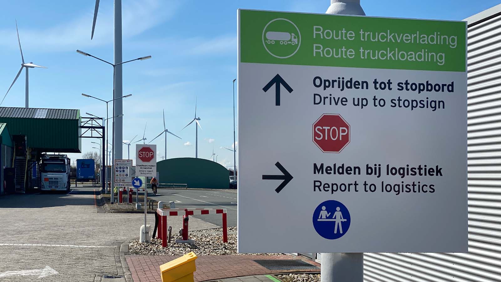 Safety signage, EX zone signs, wayfinding Delamine Delfzijl by Blomsma Signs & Safety