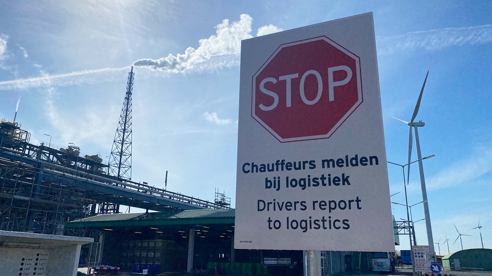 Safety signage, EX zone signs, wayfinding Delamine Delfzijl by Blomsma Signs & Safety