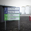 Terreinbewegwijzering door Blomsma Signs & Safety