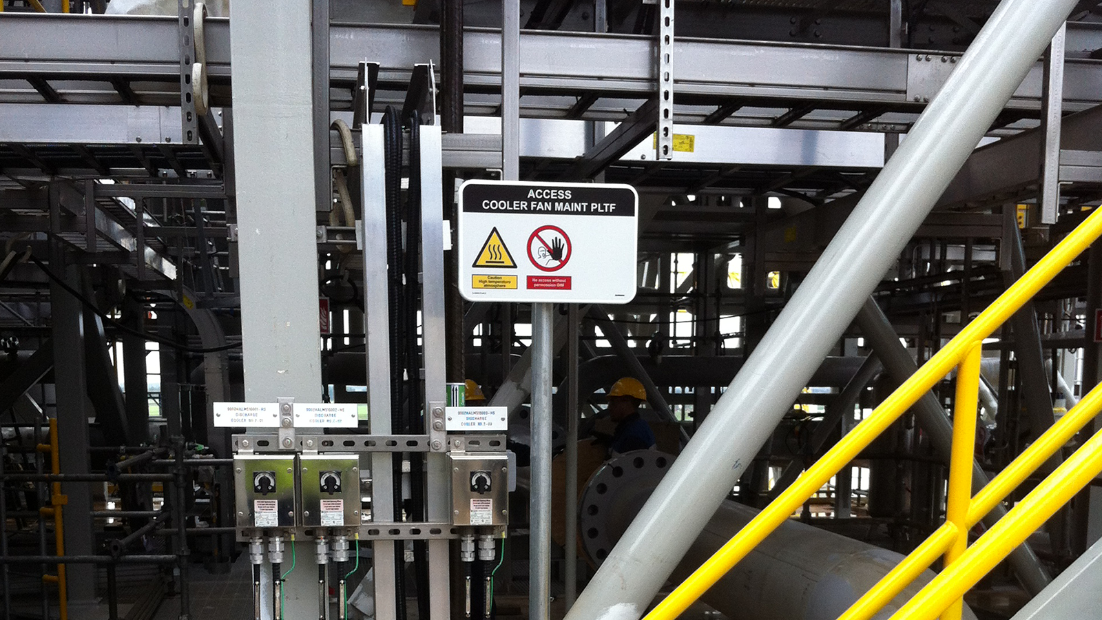 Marathon Oil Alba B3 Platform – Safety Signage by Blomsma Signs & Safety