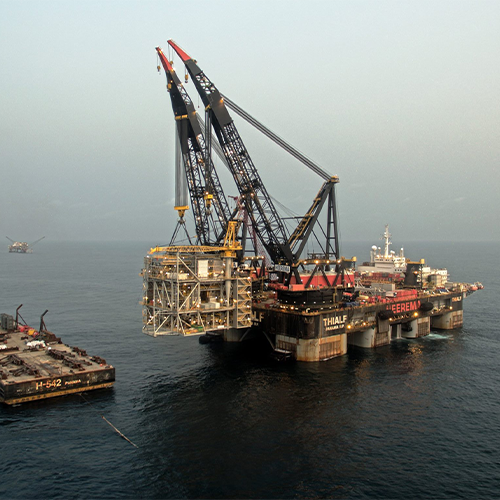 Marathon Oil Alba B3 Platform – Veiligheidssignalering door  Blomsma Signs & Safety