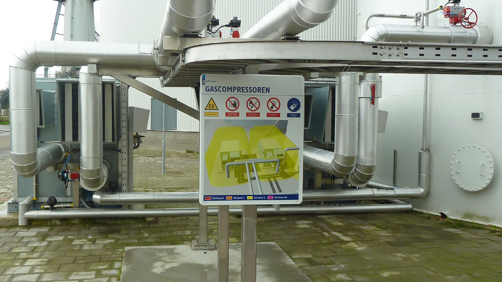 Waterzuivering veiligheidssignalering EX zone door Blomsma Signs & Safety