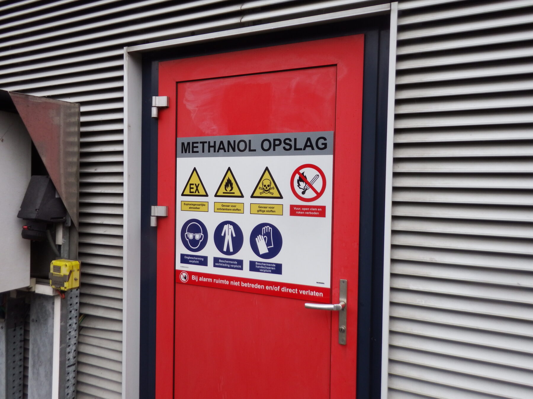 Veiligheidszoneborden geplaatst door Blomsma Signs & Safety