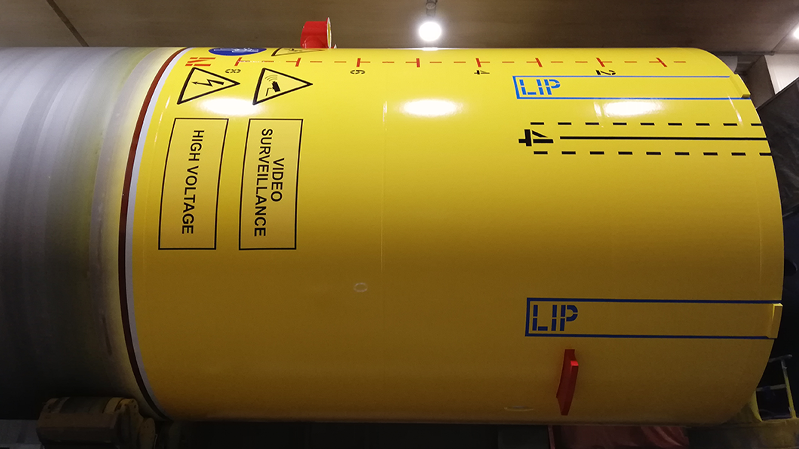Offshore wind monopile markering and signage Van Ginkel Groep by Blomsma Signs & Safety