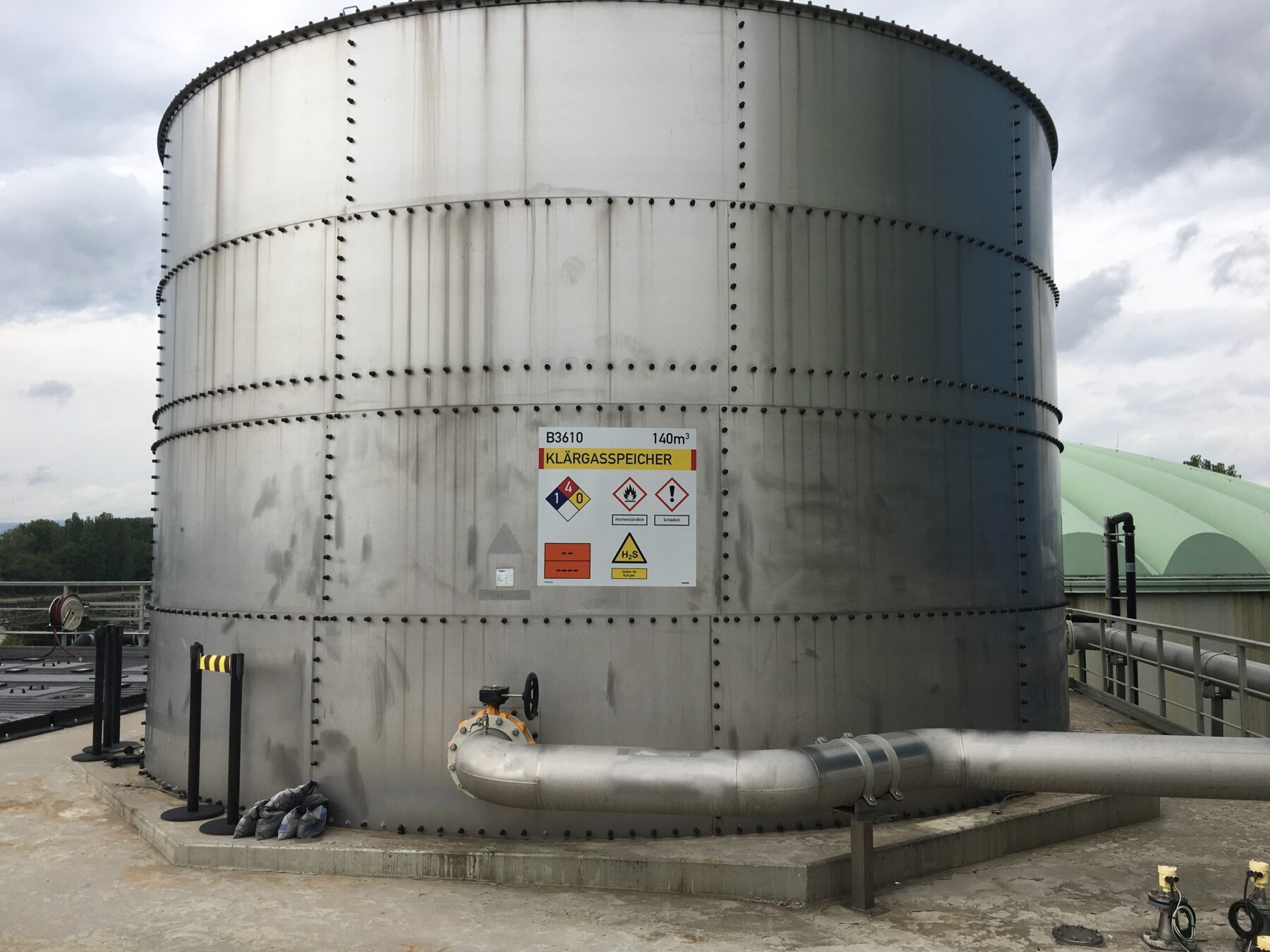 Tankmarkering Waterzuivering door Blomsma Signs & Safety Tankmarkering Waterzuivering door Blomsma Signs & Safety