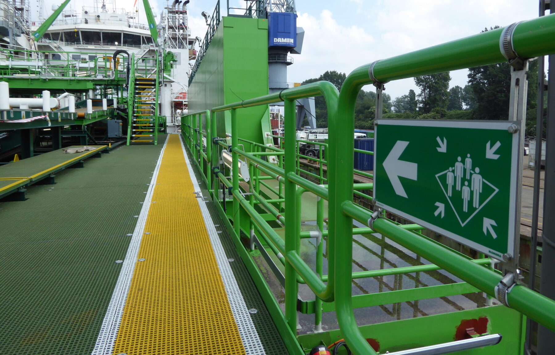 Safety signage maritime sector