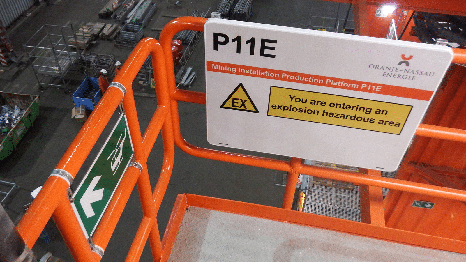 One Dyas platform P11E – Veiligheidssignalering